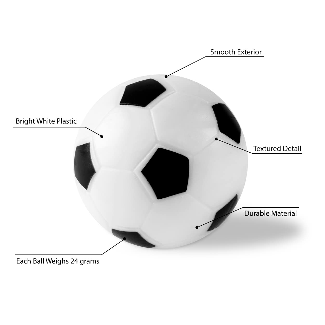 Super Z Outlet Table Soccer Foosballs Recreation Ball Small (6)