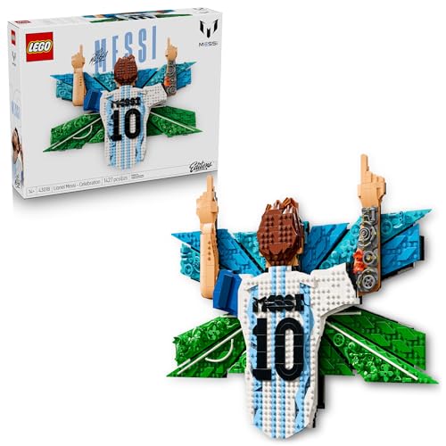 LEGO Editions Lionel Messi - Celebration - Building Set for Boys & Girls, Ages 14+ - Collectible Soccer Gift for Fans - Kids Bedroom or Shelf Decor -