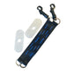Chubuddy Chew Holder Black Screen Print- Black Tether and Natural Strap
