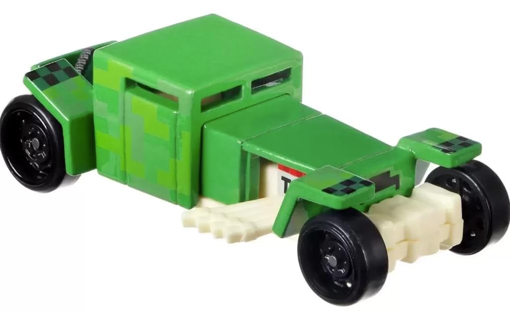 Hot Wheels 2020 Minecraft Gaming 1/64 Character Cars -Creeper Vehicle (1/7)