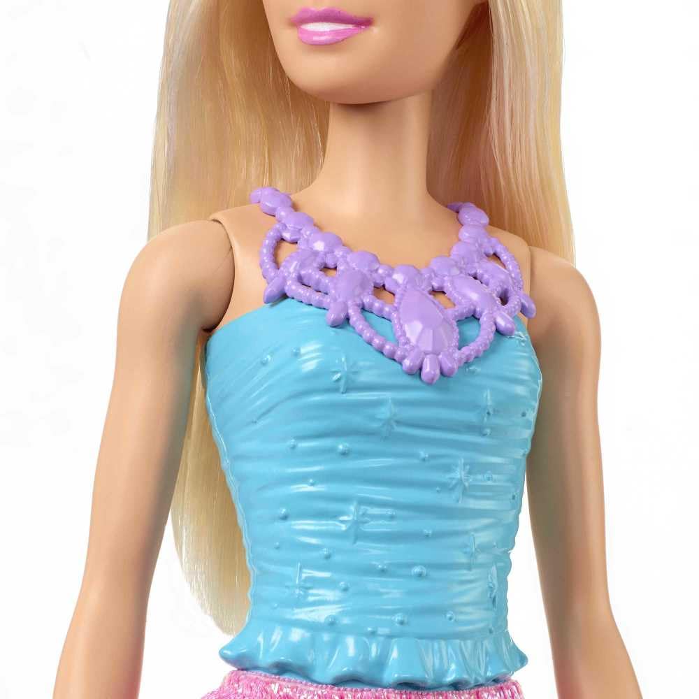 Barbie Dreamtopia Royal Doll, Blonde With Pink Skirt, Shoes And Hair Accessory