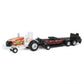 Outback Toys Set of 4 1/64 Case IH & New Holland Pulling Tractors with Pulling Sleds 37900-SET
