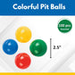 Fun Express Ball Pit Balls (100 Pack) Assorted Colors