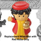 Fisher Price Little People Nativity Manger Replacement Wise Man with Red Robe