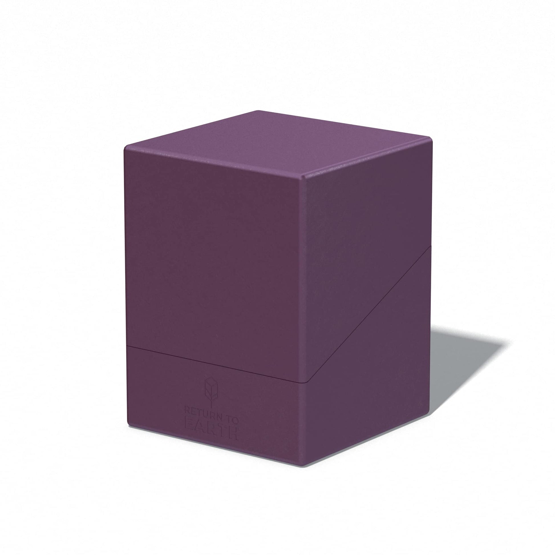 Ultimate Guard RTE Boulder 100+, Deck Case for 100 Double-Sleeved TCG Cards, Purple, 97% Renewable, Made in Germany, Secure & Durable Storage
