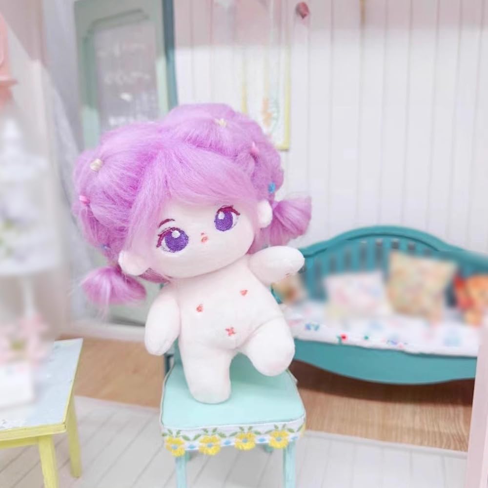 niannyyhouse 4 Inch Plush Doll Body, Humanoid Stuffed Toy with Glossy Finish, Skeleton Design, 10cm (5-with Skeleton)