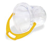Phthalate and PVC Free Clear Sand Bucket (Assorted Colors)