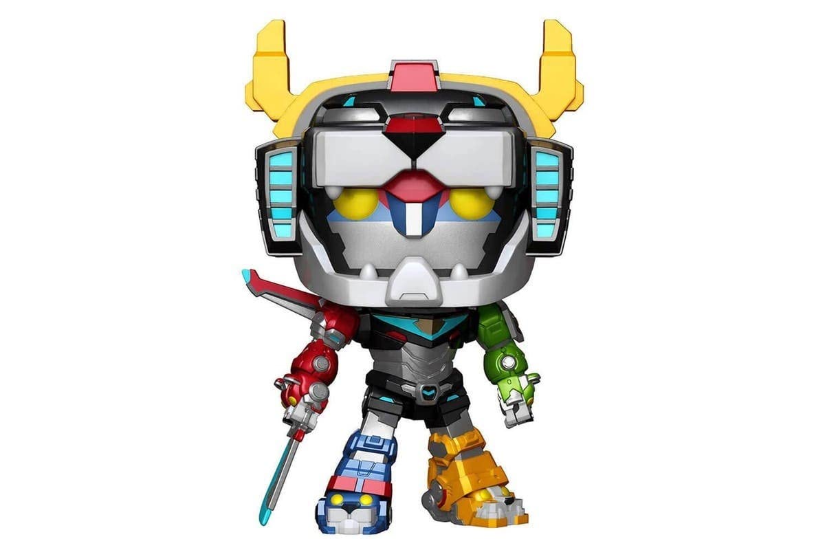 Funko 37975 Pop! Animation: Voltron6 Metallic Voltron Amazon Exclusive, Multicolor