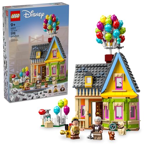 LEGO Disney and Pixar ‘Up’ House, Classic Disney Celebration Building Toy Set for Kids and Movie Fans Ages 9 and Up, A Fun Gift for Fans and Anyone