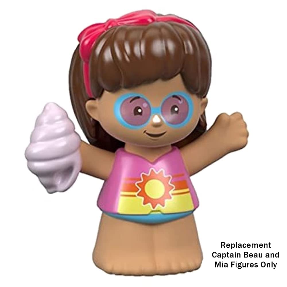 Replacement Parts for Fisher-Price Little People Travel Together Friend Ship - FHD92 ~ Replacement Captain Beau and Mia Figures