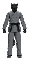 Icon Heroes Zoo Jitsu Fighters: Paulo the Panther (Gray Gi) 6-Inch Action Figure