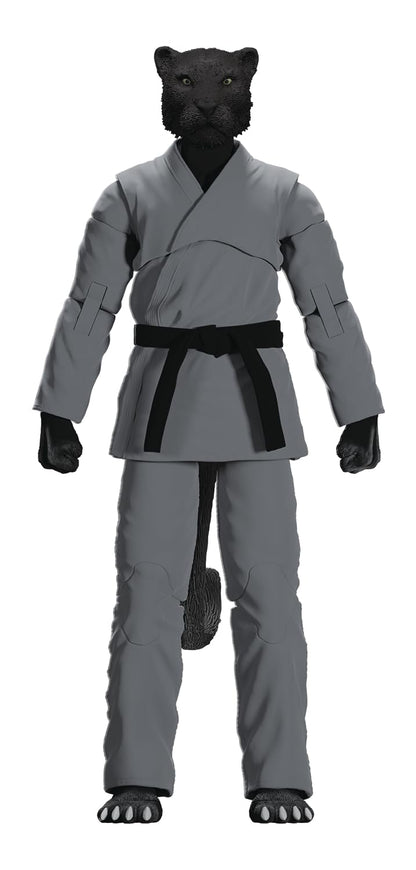 Icon Heroes Zoo Jitsu Fighters: Paulo the Panther (Gray Gi) 6-Inch Action Figure