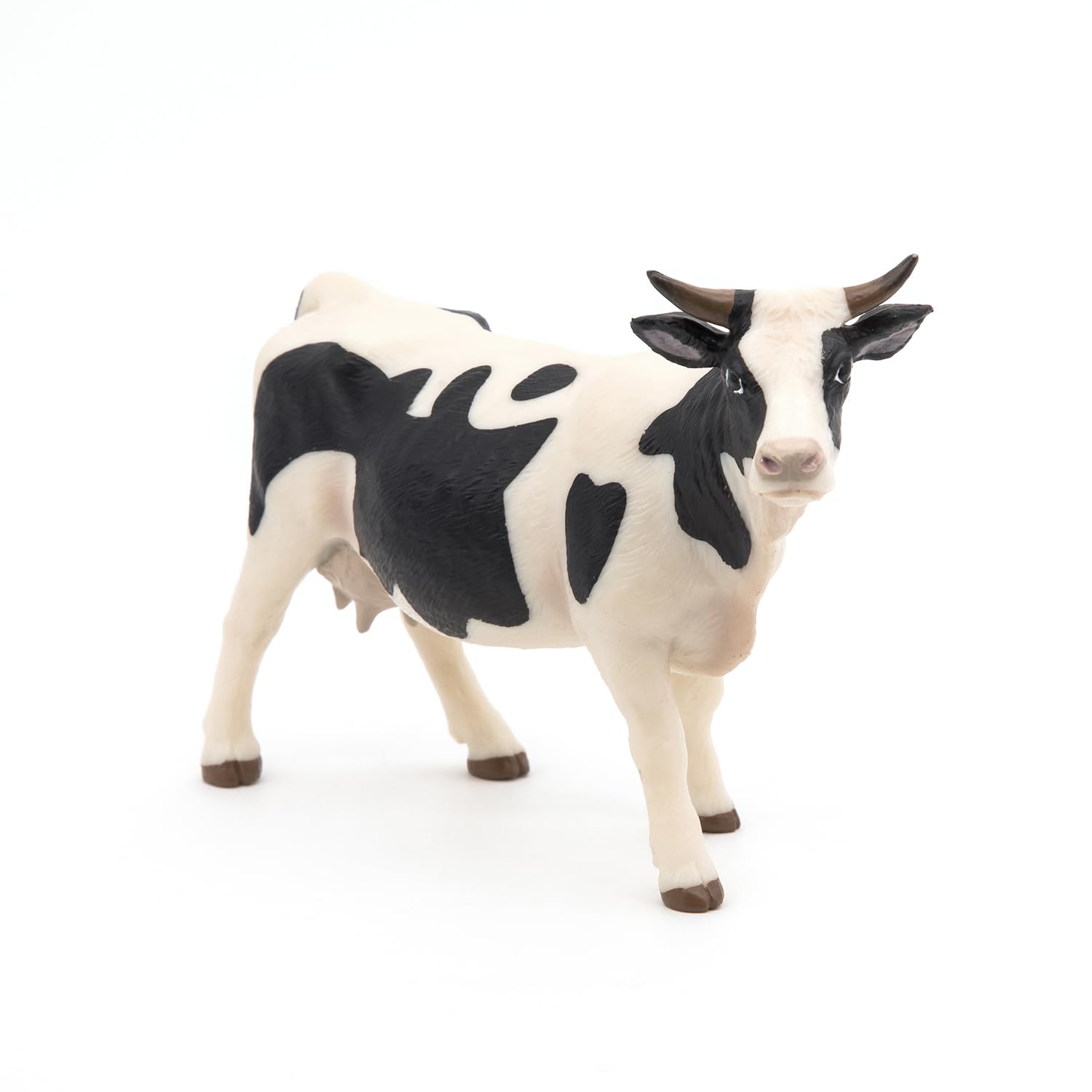 Papo - Realistic Piebald Cow Figure - Ages 3+ - Farm Life Collection - Educational Play Farm Animals - Gift Idea Toy for Girls and Boys