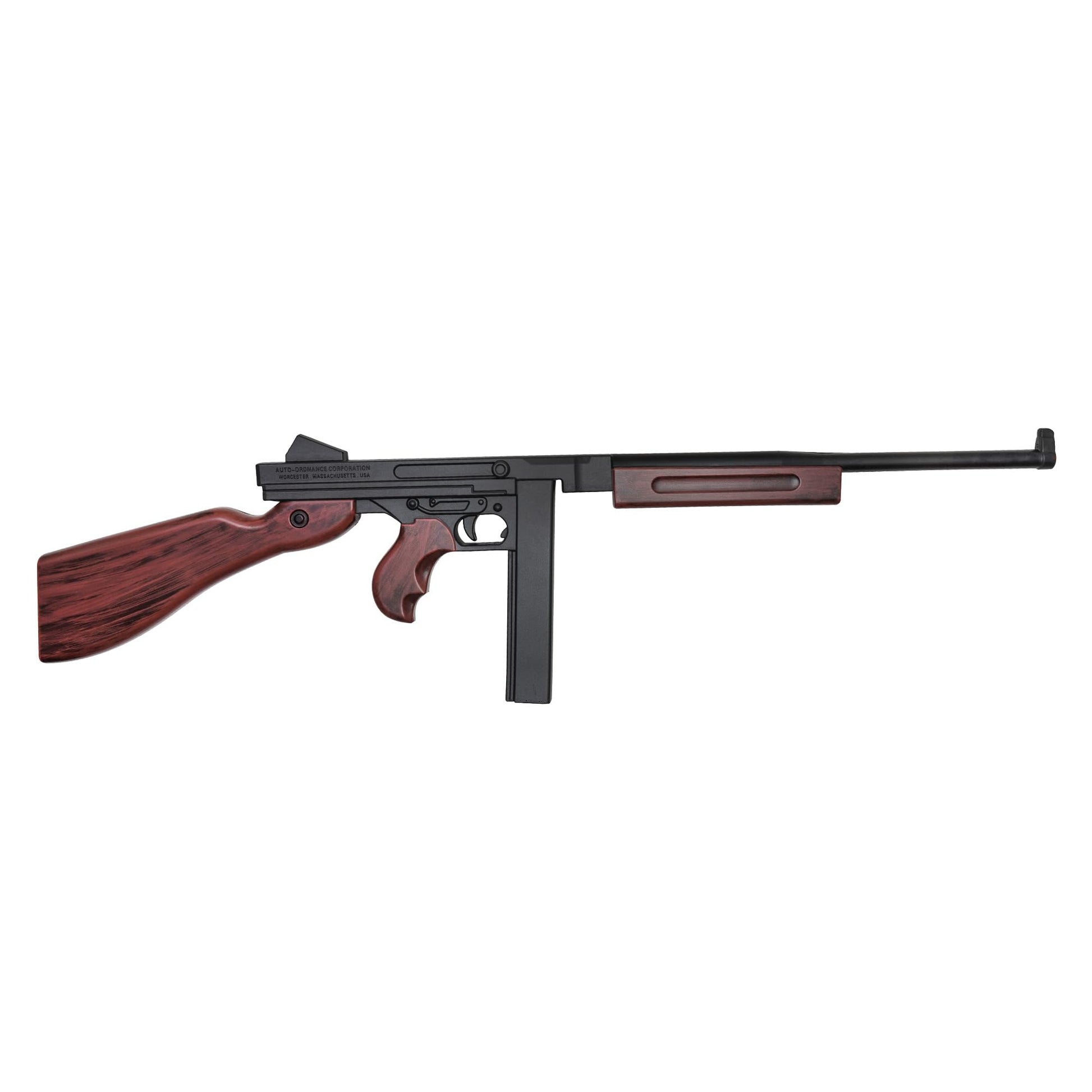 34.5” Foam Thompson M1 Carbine Cosplay Prop | WWII Gangster Era Collectible Foam Replica Perfece for Cosplay and Costume, Collection Gift, Display