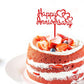 24Pcs Happy Anniversary Cake Topper Multicolour Acrylic Wedding Anniversary Cake Topper for Wedding Retirement Anniversary Celeration Party