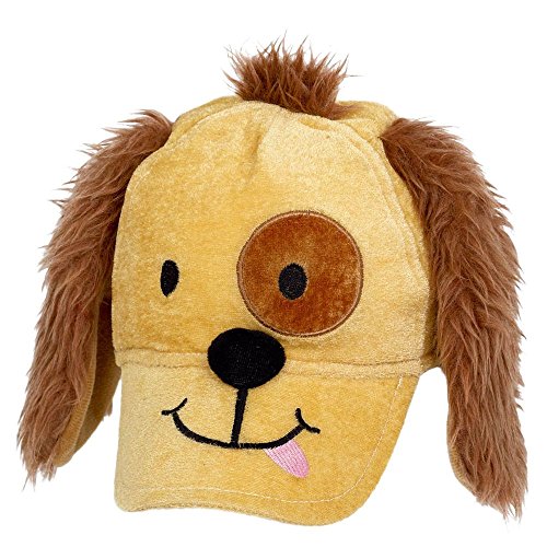 amscan Deluxe Fabric Hat | Party Pups Collection | Party Accessory,Brown/Light Brown,6" x 10"