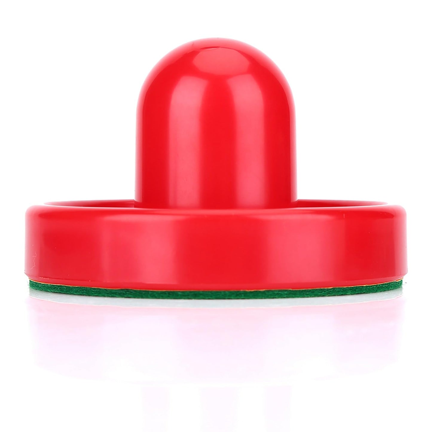 Table Air Hockey Red Pushers and Pucks Set, Plastic Air Hockey Goalies Pushers Pucks Set for Standard Tables (S)