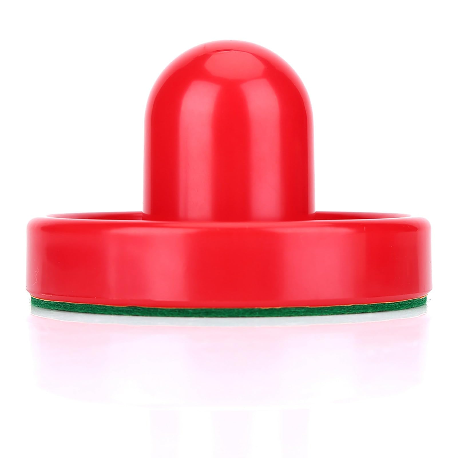 Table Air Hockey Red Pushers and Pucks Set, Plastic Air Hockey Goalies Pushers Pucks Set for Standard Tables (S)