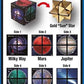 California Creations The Amazing Star Cube: 2 Piece Transforming Geometric Puzzle - Solve The Cube To Find The Hidden Star Cosmo Edition