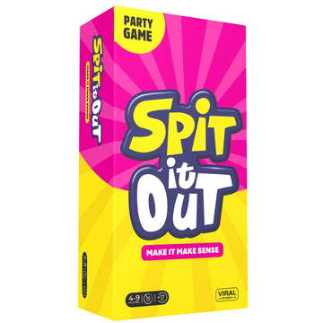 Spit It Out Party Game for Adults & Teens 17+ - Fast-Paced Word Guessing Card Game, Sound It Out & Shout the Answer, Funny Group Game for Game Nights