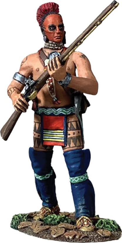 W. Britain American Revolution 16104 Woodland Indian advancing Toy Soldier