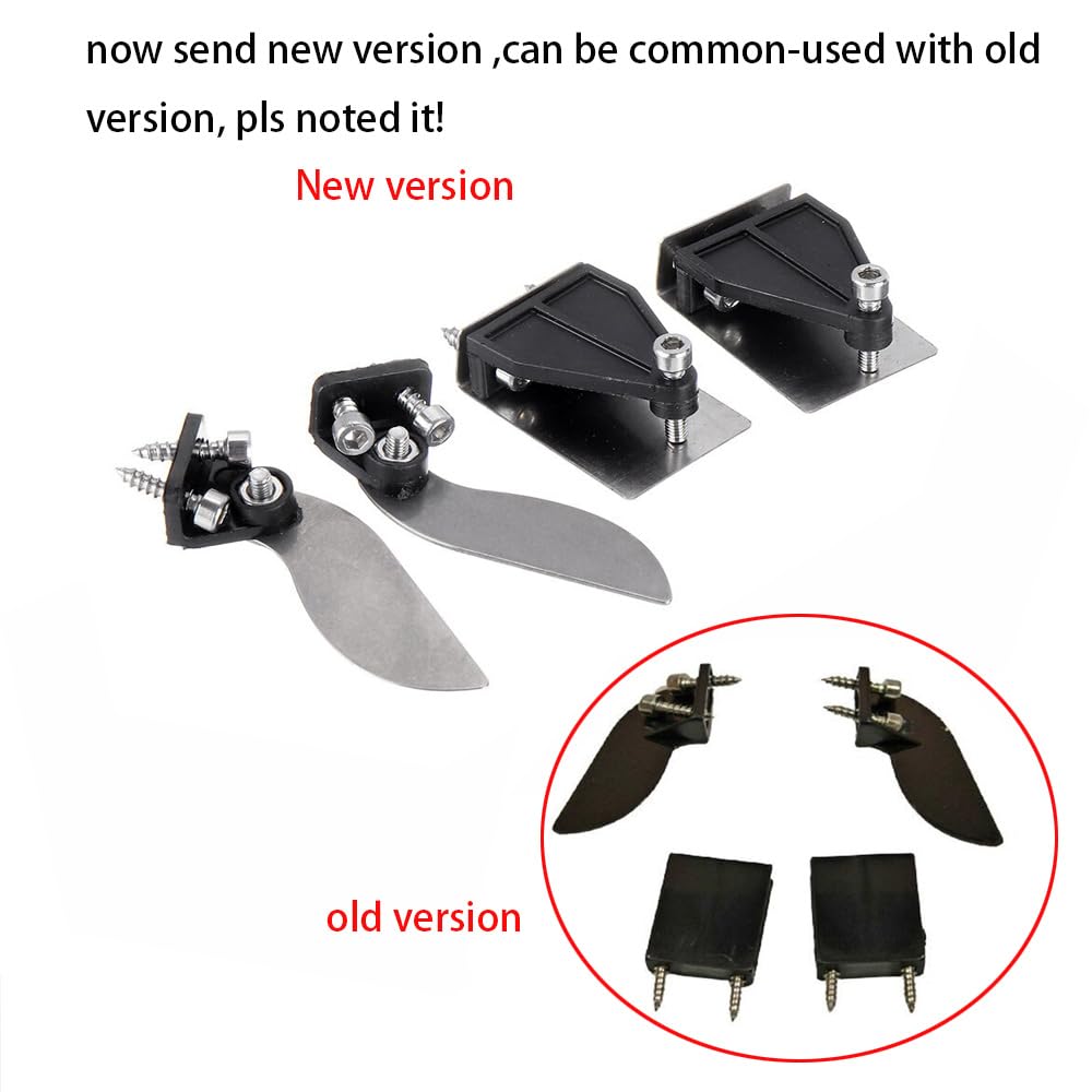 JIAFANRC Replacement Metal Water Fins & Trim Tabs for VOLANTEX RC Boat, Fit for Vector SR48 (797-3), Vector S (797-4) and 79202 Brushed Models