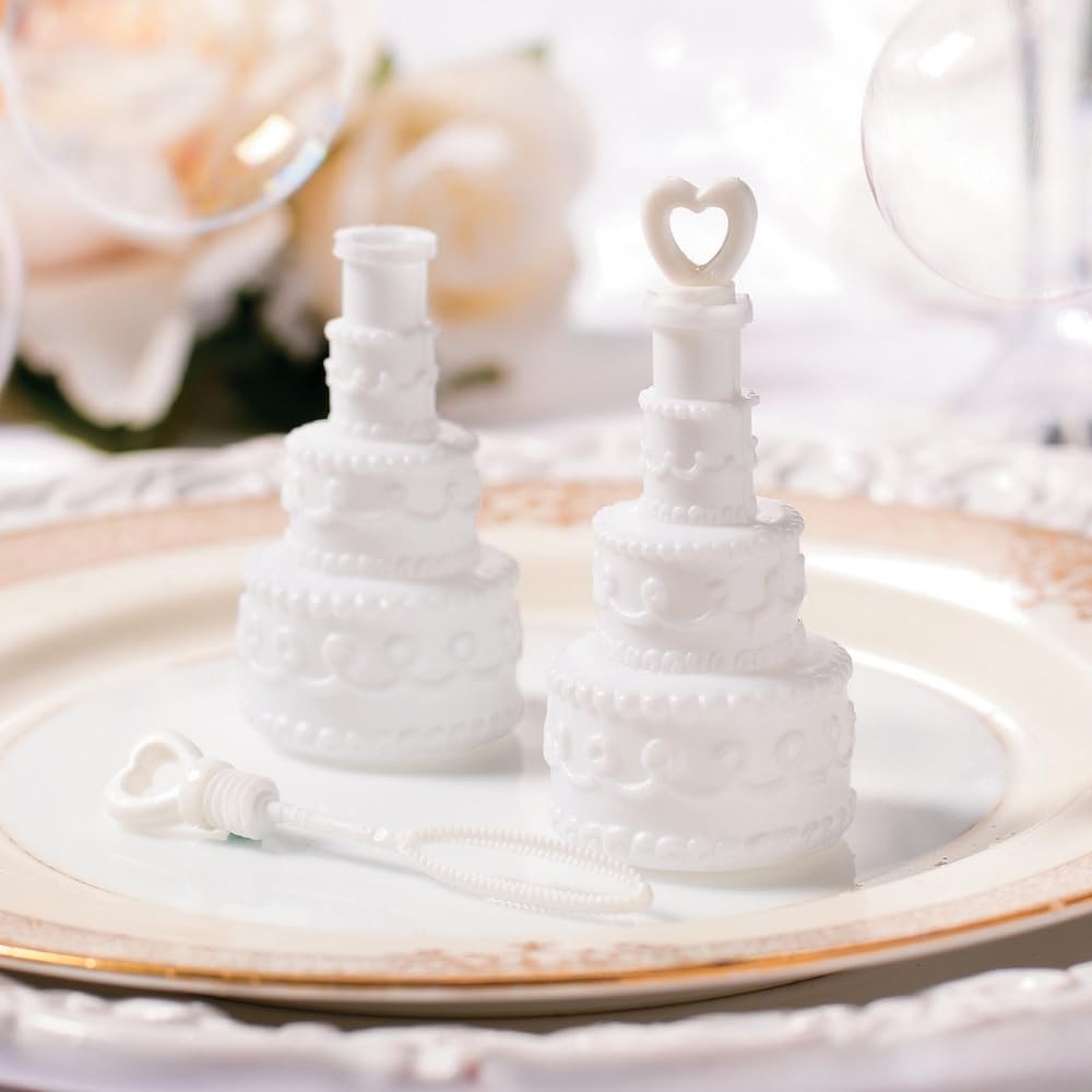 Fun Express Educational Products - Plastic Wedding Cake Bubble Bottles, 2 Dozen