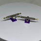 LEEFAI Pro Fingerboard Complete 34 * 96mm Maples Wood Deck,UV Printing Graphic-Solid Single Axles Pro Trucks & 5 Urethane Bearing Wheels,-Op3ra