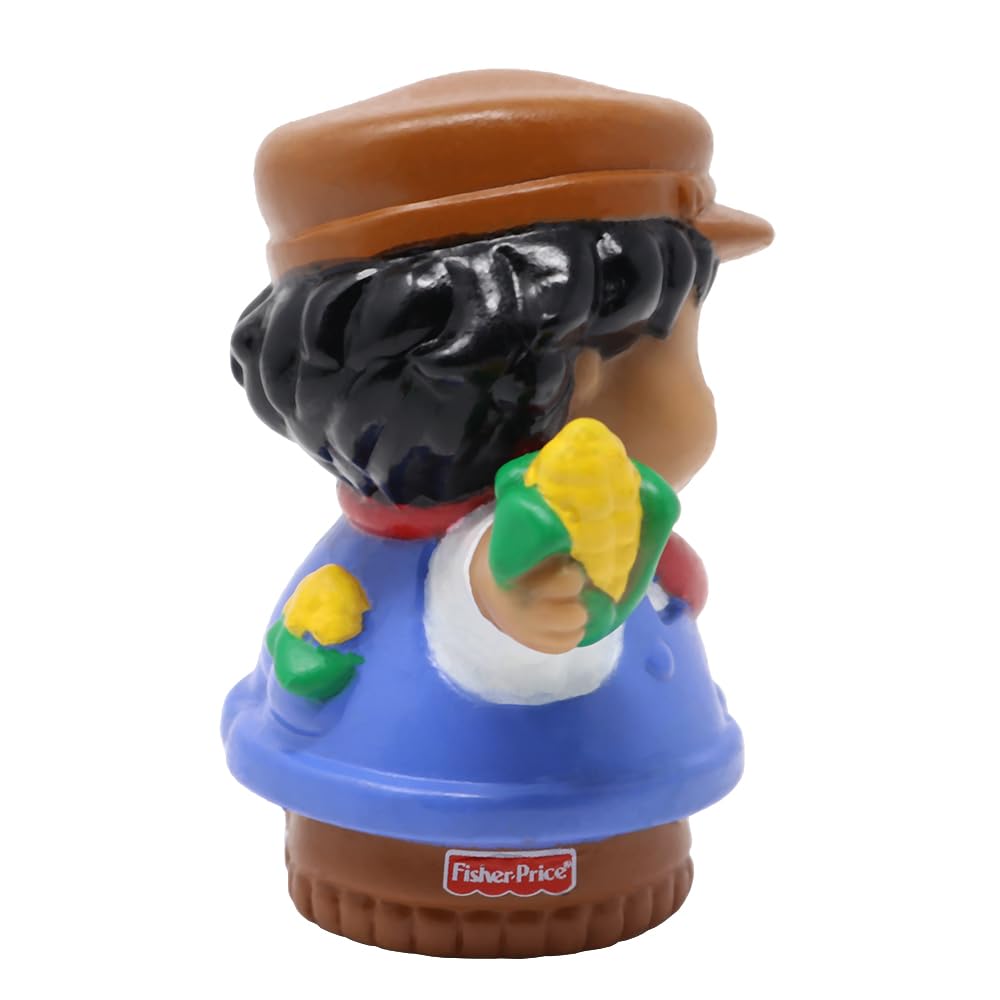 Fisher-Price Replacement Part for Collectible Little People Stable Barn Animal Sounds Farm Tractor Playset 77709 - Replacement Hispanic Farmer Roberto