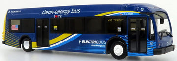 Iconic Replicas Proterra Catalyst ZX5 Diecast Bus MTA New York City Transit 1:87-HO Scale New in The Box
