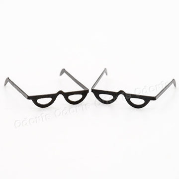 Odoria 1/12 Miniature Eyeglasses 2Pcs Dollhouse Decoration Accessories