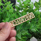 Acxico 1Pcs Mini House Miniature 1:12 Scale Set of Gold Colour Door Numbers 0-9
