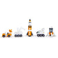 Tender Leaf Toys - Space Voyager Set - 7 Piece Solid Wood Space Vehicle Set with Moving Parts - Boost Imagination and Learn Through Play
