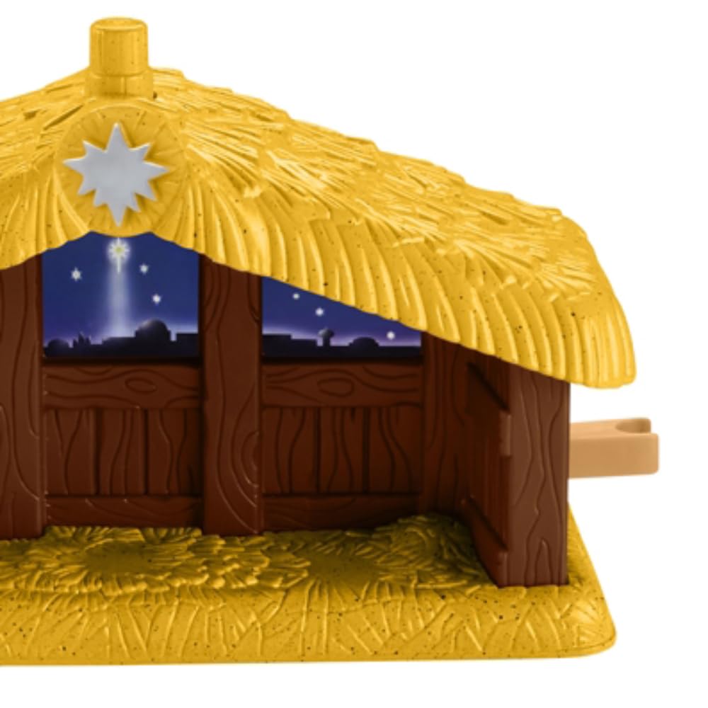 Fisher-Price Replacement Part Little People Christmas Nativity Dollhouse Playset HPP89 - Replacement Stable