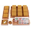Kghios Montessori Golden Beads Materials Decimal System Bank Game Montessori Math Toys Mathematics Teaching Aids Materials Baby Preschool Education