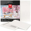 ARTEZA Watercolor Paper Foldable Canvas Pad, 8.03x11.02 Inches, 10 Sheets, Cotton Paper