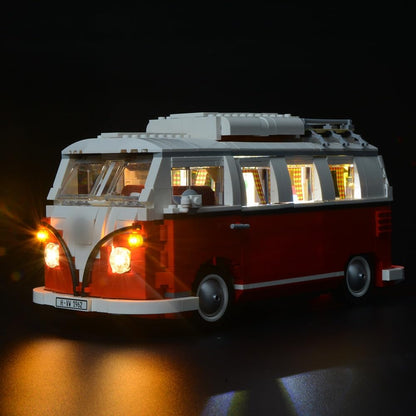 BRIKSMAX 2.0 LED Light Kit Compatible with LEGO Icons Volkswagen T1 Camper Van 10220 Building Set, for Builders and Collectors, Hidden Wire Design