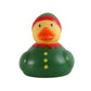 Waddlers Christmas Elf Rubber Duck - Rubber Ducks Family, Designed and Made for Christmas, Green Elf-Themed Toy Duck,Festive Duck Perfect