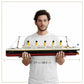Liberty Imports Titanic Model Kit - 2022 Pieces Large Cruise Ship Building Blocks Set, STEM Educational Toy Gifts for Kids and Adults, Collectible