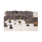 Dirt Cheap Dungeons Goblin Cavern Set - 143pc Modular Cave & Tunnel Kit - 5.5ft of Linear Walls for 1" Grid TTRPG - D&D, Pathfinder, Daggerheart