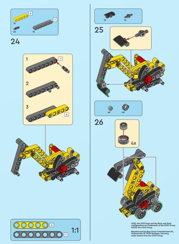LEGO Technic Mini Set: Excavator Mini-Set Ages 7+ (65 pcs)
