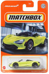 Matchbox McLaren 720 Spider 3/100 (Lime Green) 1:64 Scale Diecast Car Model