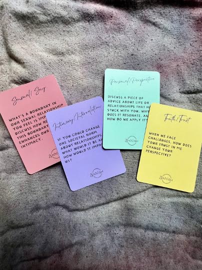Zen'n'ish Just The T.I.P.S. Relationship Card Deck Conversation Cards for Couples, Singles, and Relationship Growth (Value)