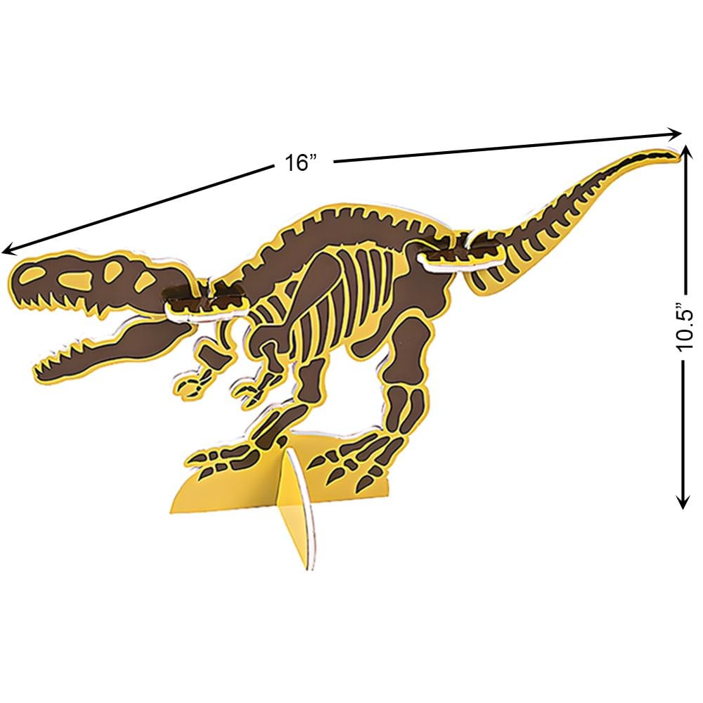 Dino Dig 3D Centerpiece Set (3 Dinos Per Pack) Foam