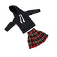 1/6 Doll Clothes for 11.5inch Girl Doll Outfits Top Hoodies Pleated Skirts Cosplay Students Clothing Dolls Accessories (Style C)