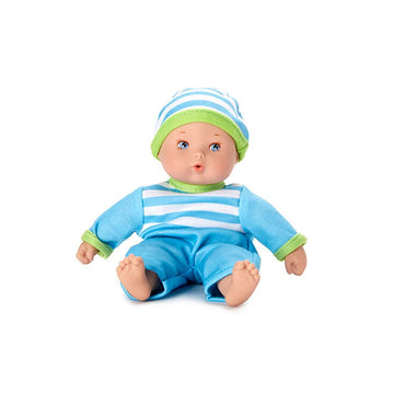 Madame Alexander 8-inch Little Cuties Mini Baby Doll, Blue, Light Skin Tone