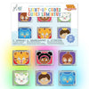 Glo Pals Water Daniel Tiger Activated Light-Up Sensory Bath Toy Vibrant Cubes for Bathtime and Sensory Play, Pack of 6
