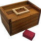 Red Wood Block Packing Problem - Brain Teaser Wooden Puzzle