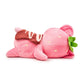 PlushGoals Food Coma Strawberry Bear Weighted Plush Teddy - 2.5 lb, 12"