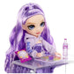Rainbow HIGH Sparkle and Shine Viola (Purple) Model Doll 28 cm with Liquid Glitter in Legs, Shake to See Them Glitter, Ideal for Children 4 to 12